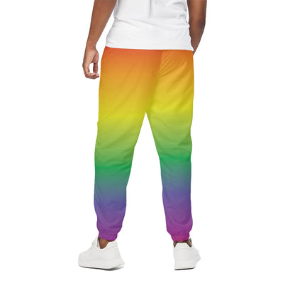 LGBT Pride Rainbow Gradient Print Cotton Pants