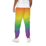 LGBT Pride Rainbow Gradient Print Cotton Pants