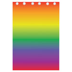 LGBT Pride Rainbow Gradient Print Curtain