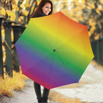 LGBT Pride Rainbow Gradient Print Foldable Umbrella