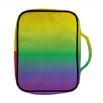 LGBT Pride Rainbow Gradient Print Front Pocket Bible Bag