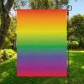 LGBT Pride Rainbow Gradient Print Garden Flag