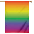 LGBT Pride Rainbow Gradient Print House Flag