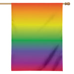 LGBT Pride Rainbow Gradient Print House Flag