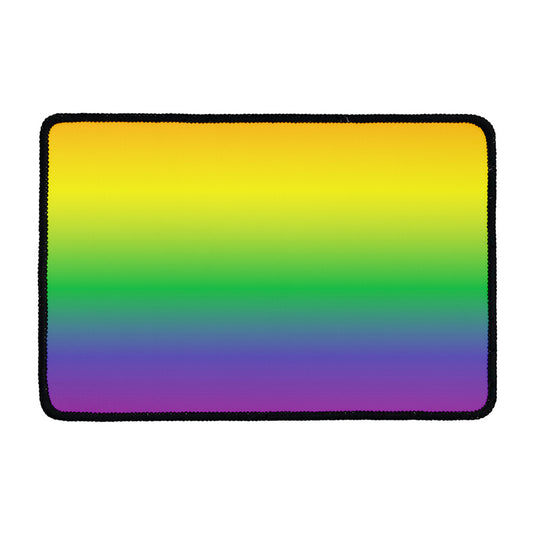 LGBT Pride Rainbow Gradient Print Kitchen Mat