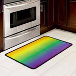 LGBT Pride Rainbow Gradient Print Kitchen Mat