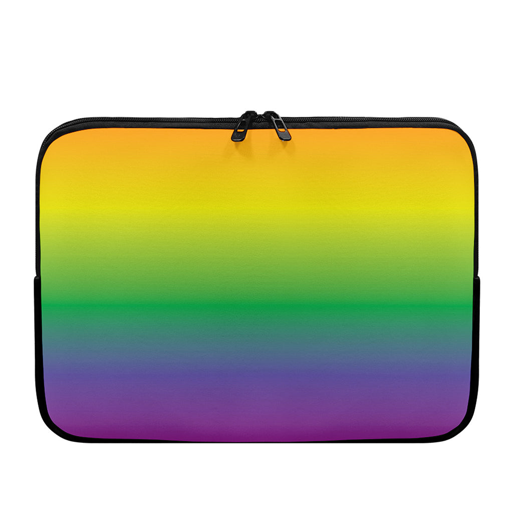 LGBT Pride Rainbow Gradient Print Laptop Sleeve