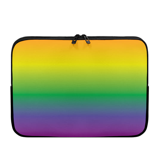 LGBT Pride Rainbow Gradient Print Laptop Sleeve
