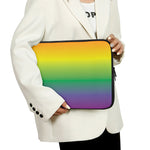 LGBT Pride Rainbow Gradient Print Laptop Sleeve