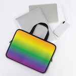LGBT Pride Rainbow Gradient Print Laptop Sleeve With Handle