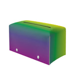 LGBT Pride Rainbow Gradient Print Leather Tissue Box Cover