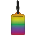 LGBT Pride Rainbow Gradient Print Luggage Tag