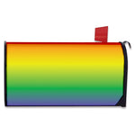 LGBT Pride Rainbow Gradient Print Mailbox Cover