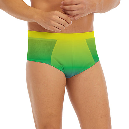 LGBT Pride Rainbow Gradient Print Men's Briefs