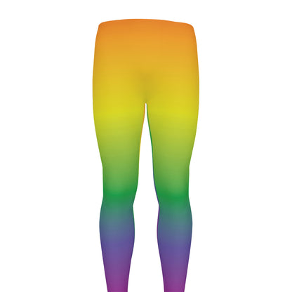 LGBT Pride Rainbow Gradient Print Men's leggings