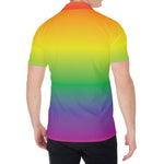 LGBT Pride Rainbow Gradient Print Men's Shirt