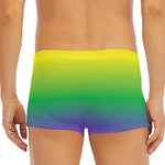 LGBT Pride Rainbow Gradient Print Men's Short Boxer Briefs