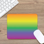 LGBT Pride Rainbow Gradient Print Mouse Pad