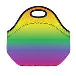 LGBT Pride Rainbow Gradient Print Neoprene Lunch Bag
