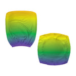 LGBT Pride Rainbow Gradient Print Office Chair Cover