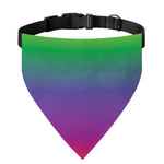 LGBT Pride Rainbow Gradient Print Over The Collar Dog Bandana