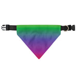 LGBT Pride Rainbow Gradient Print Over The Collar Dog Bandana