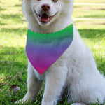 LGBT Pride Rainbow Gradient Print Over The Collar Dog Bandana