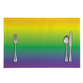 LGBT Pride Rainbow Gradient Print Placemat