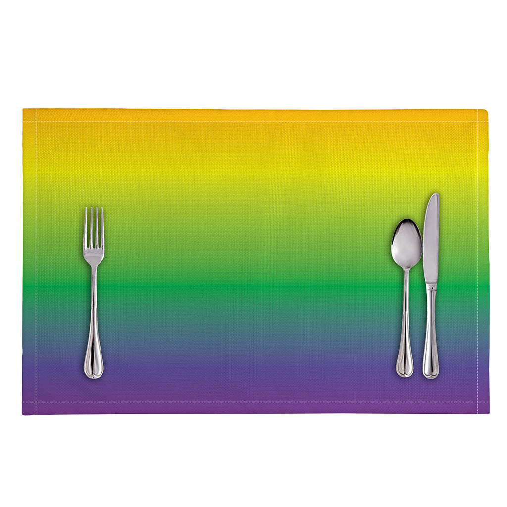 LGBT Pride Rainbow Gradient Print Placemat