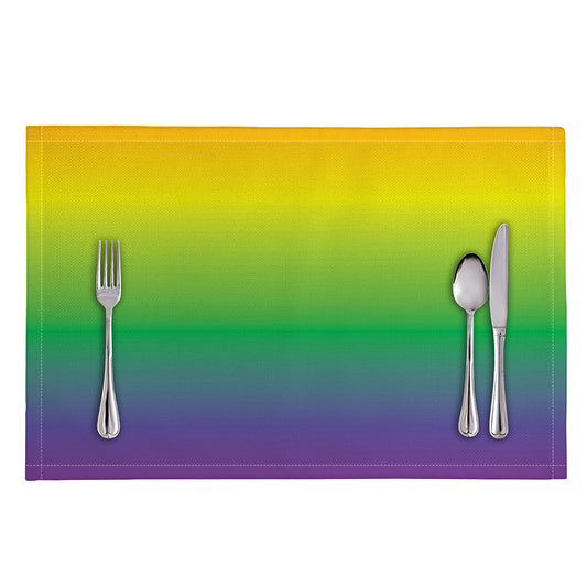 LGBT Pride Rainbow Gradient Print Placemat