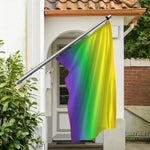 LGBT Pride Rainbow Gradient Print Polyester Flag