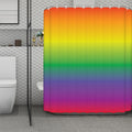 LGBT Pride Rainbow Gradient Print Polyester Shower Curtain
