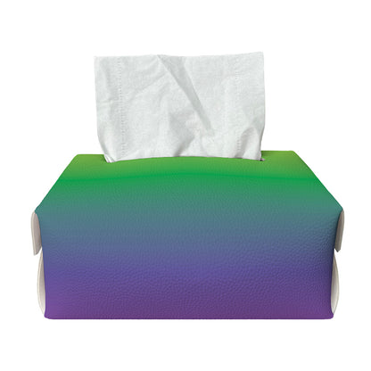 LGBT Pride Rainbow Gradient Print Rectangle Tissue Box Cover