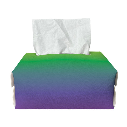 LGBT Pride Rainbow Gradient Print Rectangle Tissue Box Cover