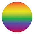 LGBT Pride Rainbow Gradient Print Round Blanket