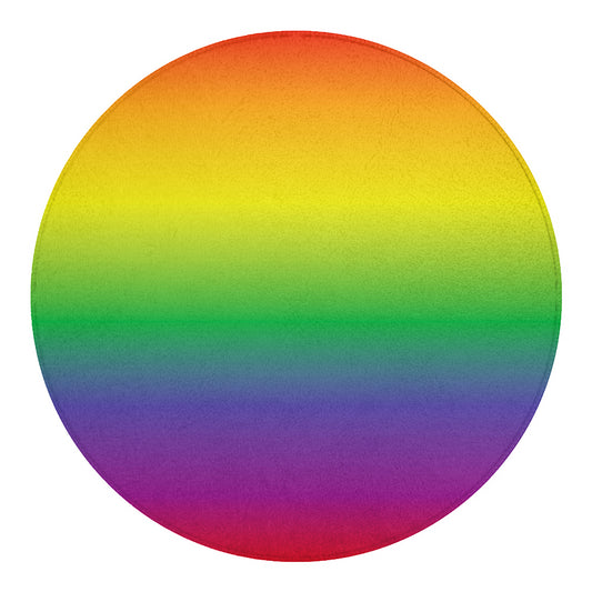 LGBT Pride Rainbow Gradient Print Round Blanket