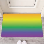 LGBT Pride Rainbow Gradient Print Rubber Doormat
