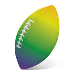 LGBT Pride Rainbow Gradient Print Rugby Ball