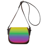 LGBT Pride Rainbow Gradient Print Saddle Bag