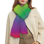 LGBT Pride Rainbow Gradient Print Scarf