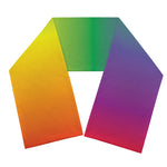 LGBT Pride Rainbow Gradient Print Scarf