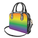 LGBT Pride Rainbow Gradient Print Shoulder Handbag