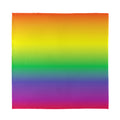 LGBT Pride Rainbow Gradient Print Silk Bandana