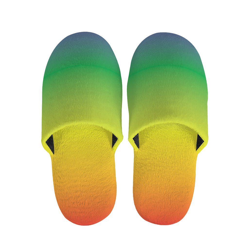LGBT Pride Rainbow Gradient Print Slippers