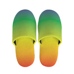 LGBT Pride Rainbow Gradient Print Slippers