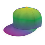LGBT Pride Rainbow Gradient Print Snapback Cap
