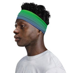 LGBT Pride Rainbow Gradient Print Sports Headband