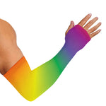 LGBT Pride Rainbow Gradient Print Sun Protection Arm Sleeves
