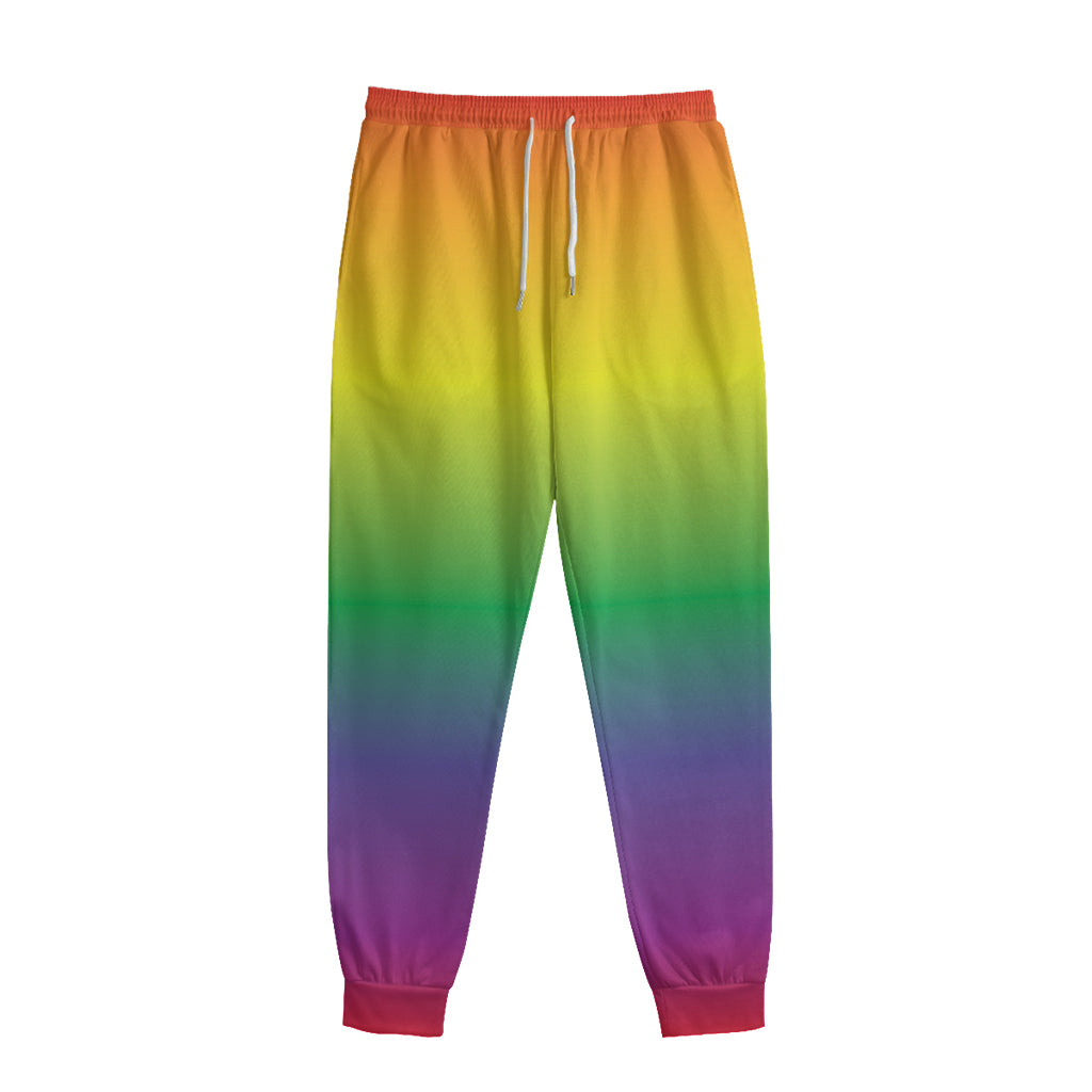 LGBT Pride Rainbow Gradient Print Sweatpants