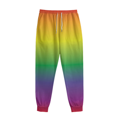 LGBT Pride Rainbow Gradient Print Sweatpants